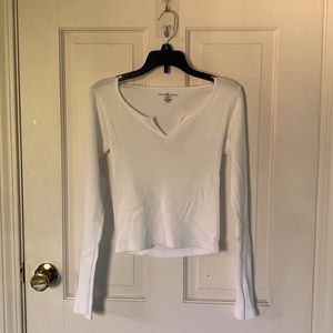 Brandy Melville white long sleeve